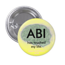 "ABI has touched my life" button