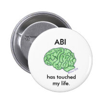 "ABI has touched my life" button