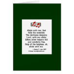 Abide With Me Greeting Card