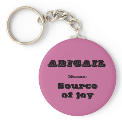 Abigail Keychains by Motivational_Gifts