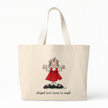 Abigail Love Book Canvas Book Bag