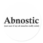 Abnostic sticker