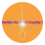 Abolish The Death Penalty!2 Round Sticker