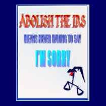 Abolish The IRS postcards