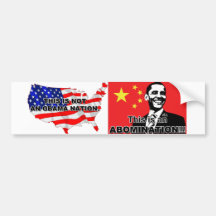 ABOMINATION BumperSticker Bumper Stickers
