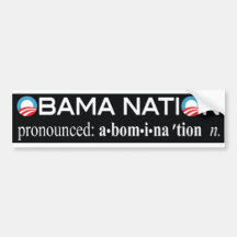 abomination copy bumper sticker