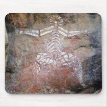 aboriginal art mouse pad