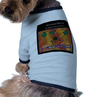 Aboriginal Artwork Pet Shirt by joanell