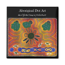 Aboriginal Artwork Refrigerator Magnets