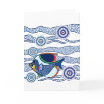 Aboriginal Fish Greetings Greeting Card