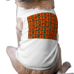 aboriginal folk pattern dog t shirt