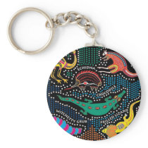 Aboriginal style key chains