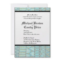 Aboriginal Wedding Invitation The Journey Blue