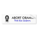 ABORT OBAMA BUMPER STICKER