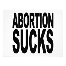 Abortion Sucks Custom Invites