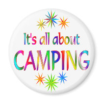 About Camping Refrigerator Magnet