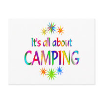 About Camping Postcards