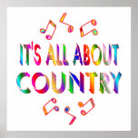 About Country Poster