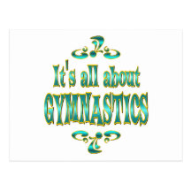 ABOUT GYMNASTICS POST CARDS