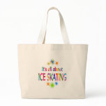About Ice Skating Tote Bag
