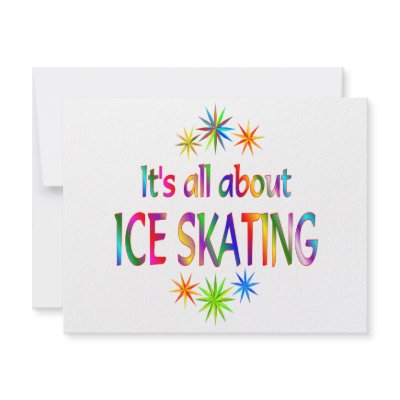 About Ice Skating Custom Invite by HobbiesLeisure