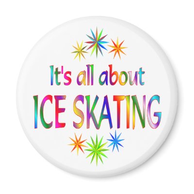 About Ice Skating Fridge Magnet by HobbiesLeisure