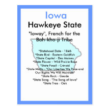 About Iowa Post Card
