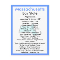 About Massachusetts Postcard