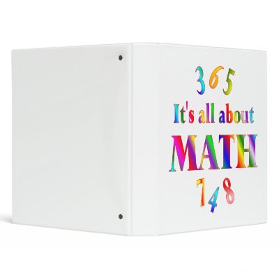 About Math Vinyl Binders by SchoolAids