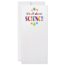 About Science Full Colour Rack Card