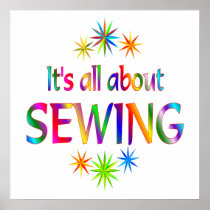 About Sewing Poster