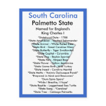 About South Carolina Postcard
