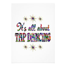 About Tap Dancing Custom Invitation