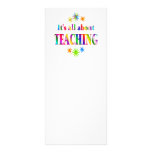 About Teaching Rack Card Design