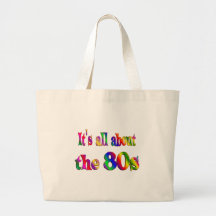 About the 80s tote bags