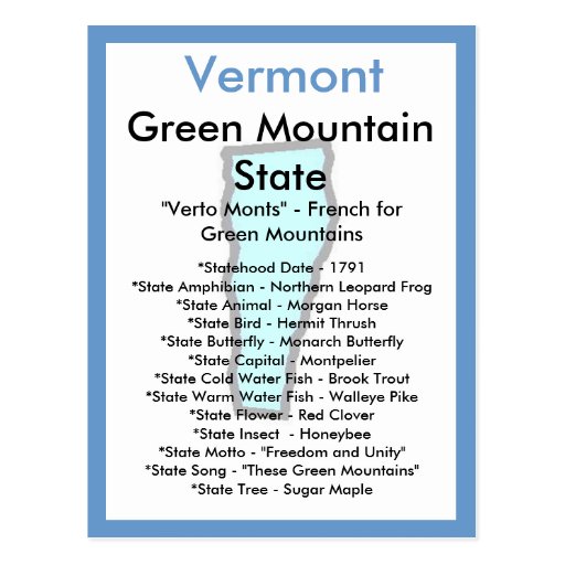 About Vermont Postcards