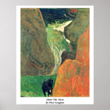 Above The Abyss By Paul Gauguin Poster