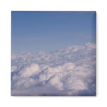 above the clouds refrigerator magnet