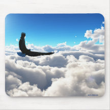 above the clouds mousepad