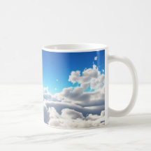 above the clouds mug