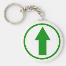Above the influence - Green Keychain