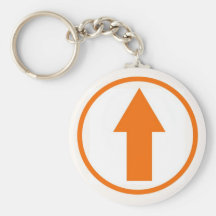 Above the Influence - Orange Keychains