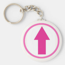 Above the influence - Pink Key Chain
