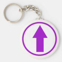Above the influence - Purple Key Chain