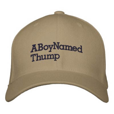 ABoyNamedThump Embroidered Baseball Caps by ABOYNAMEDTHUMP