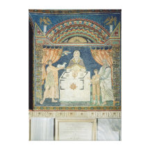 Abraham, Isaac and Melchisedech Canvas Print