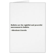 Abraham Lincoln 1 Greeting Card