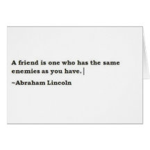 Abraham Lincoln 4 Card