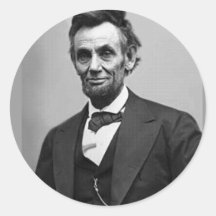 Abraham Lincoln Adhésifs Ronds