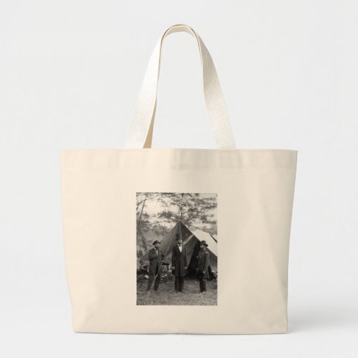 Abraham Lincoln Allan Pinkerton John A. McClernand Canvas Bag